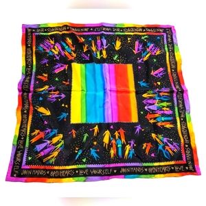 Laurel Burch silk scarf